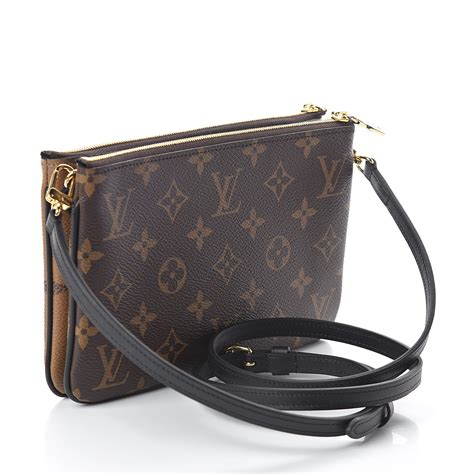 lv double pochette|double zip pochette louis vuitton.